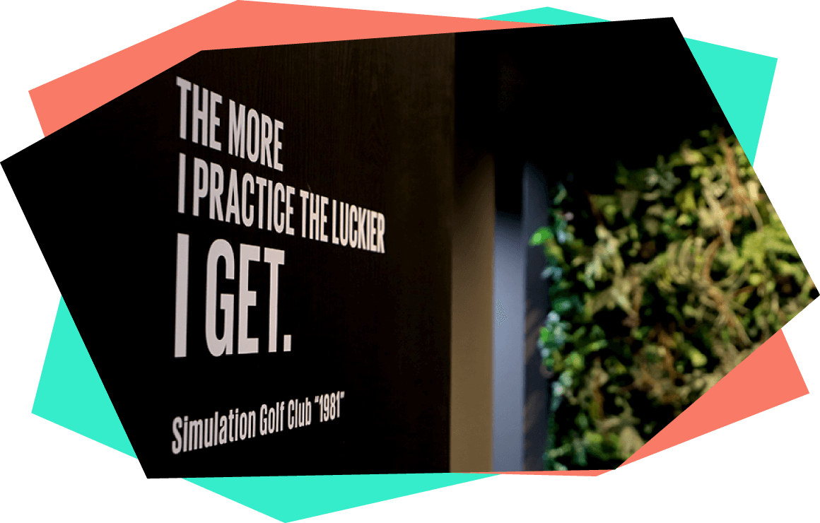 おしゃれな店内と最新鋭機器完備！ワンランク上のインドアゴルフをご提供！