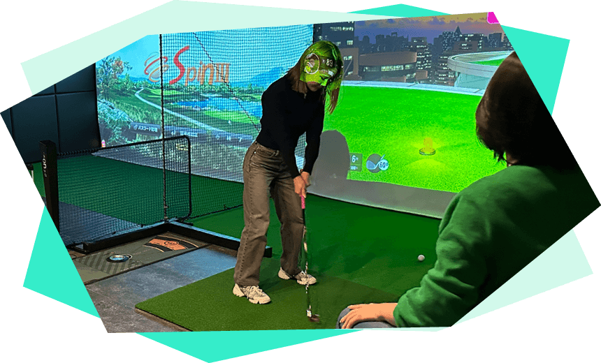 仕事仲間と！接待ゴルフの練習をしておきたい！