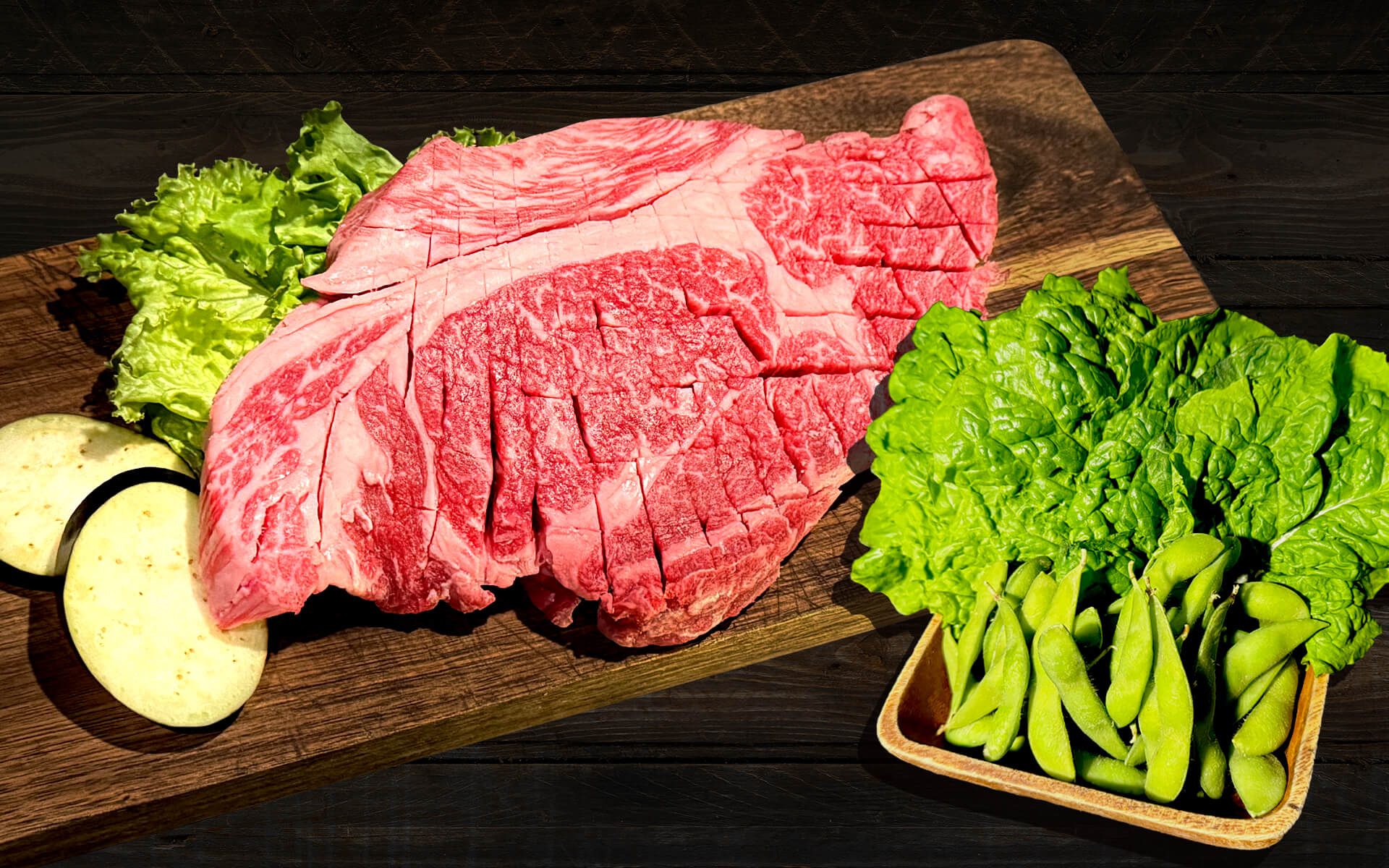 厚切りステーキ