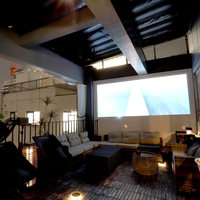 テラス プロジェクター